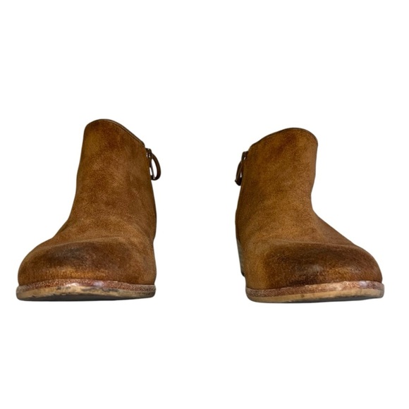 Michael Kors Jennings Chestnut Suede Tassel Cowgirl Booties Size 7 - Picture 5 of 12